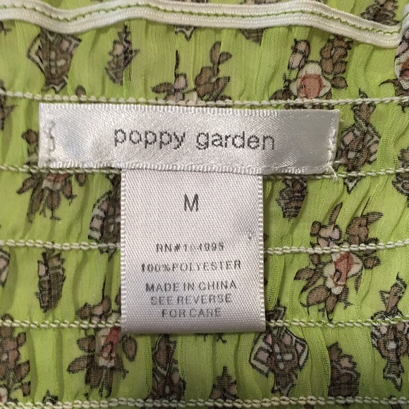 Green Sun Dress Sz M - Picture 5 of 5